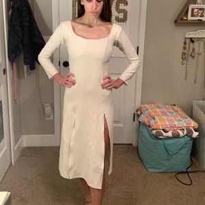 CHRISTOPHER ESBER DRESS SIZE 2 WHITE